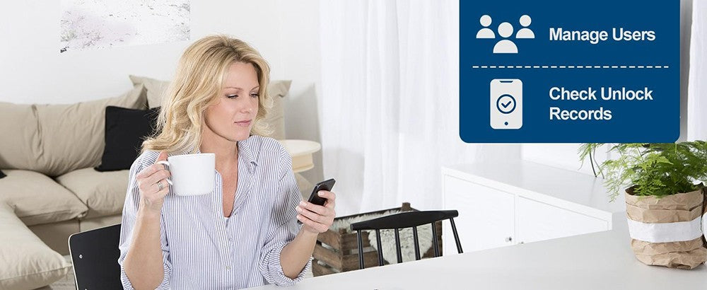 Geek Chef GeekTale K01-05 Chytrá klika, biometrický zámek dveří s otiskem prstu, ovládání aplikací, nouzové záložní klíče - stříbrná