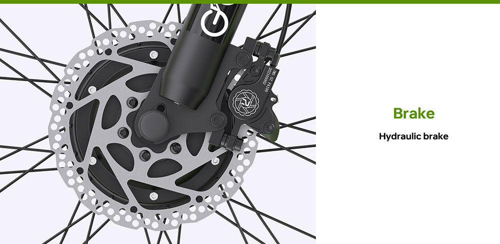 GOGOBEST GF700 26*4,0 palce s tlustými pneumatikami Elektrické horské kolo 48V 18,2Ah Baterie 2*500W Duální motor Maximální rychlost 50km/h 70km Dojezd s posilovačem Maximální zatížení 200KG IP54 Vodotěsné Hydraulické kotoučové brzdy Horské kolo Rám z hliníkové slitiny 6061 - Černozelené