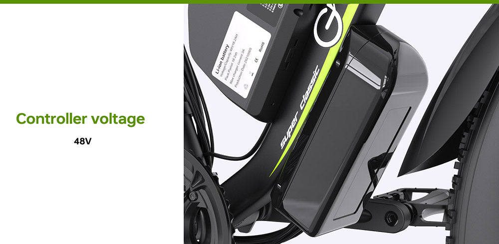 GOGOBEST GF700 26*4,0 palce s tlustými pneumatikami Elektrické horské kolo 48V 18,2Ah Baterie 2*500W Duální motor Maximální rychlost 50km/h 70km Dojezd s posilovačem Maximální zatížení 200KG IP54 Vodotěsné Hydraulické kotoučové brzdy Horské kolo Rám z hliníkové slitiny 6061 - Černozelené