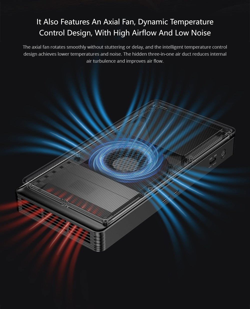 Rozšiřující dokovací stanice pro grafické karty GPD G1, grafika AMD Radeon RX 7600M XT, 8GB GDDR6 RAM, 128bitová, 1*Oculink 1*USB 4.0 1*HDMI 2.1 2*DP 3*USB 3.2 1*SD 4.0, přepínací tlačítko TGP - zástrčka EU