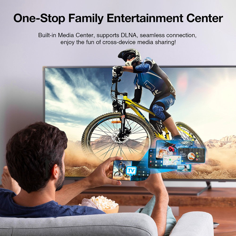 GTMEDIA HDTV Converter X1 TV Box, Android 11, ATSC 3.0 DRM, DVR nahrávání, 4K HDR, vestavěný Miracast, 2GB RAM 32GB ROM, Bluetooth 5.0, 2.4G/5G WiFi - americká zástrčka