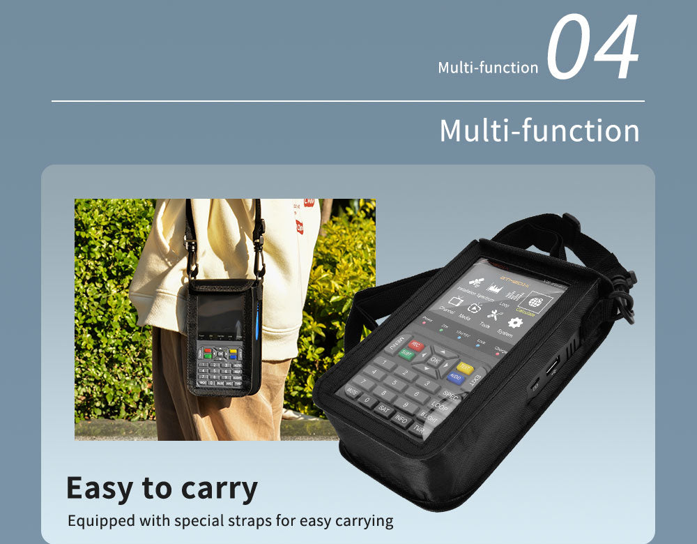 GTMEDIA V8 Finder 2 Satelitní vyhledávač Digitální FTA DVB-S/S2/S2X Měřič signálu Detektor Přijímač - Černý