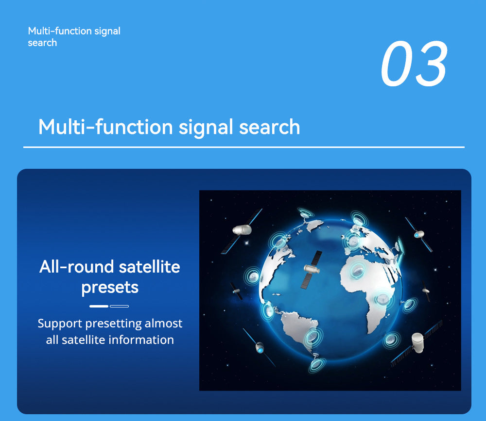 GTMEDIA V8 Finder PRO 2 Satelitní vyhledávač ATSC-C digitální detektor satelitního signálu - oranžový, zástrčka EU