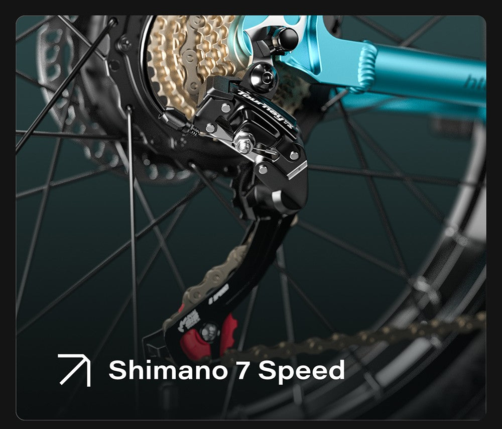 Elektrokolo GUNAI-M2, motor 2*750 W, baterie 48 V 17,5 Ah, pneumatiky 26*4,0 palce, maximální rychlost 60 km/h, dojezd 55 km, hydraulické kotoučové brzdy, dvojité odpružení, řazení Shimano 7 rychlostí