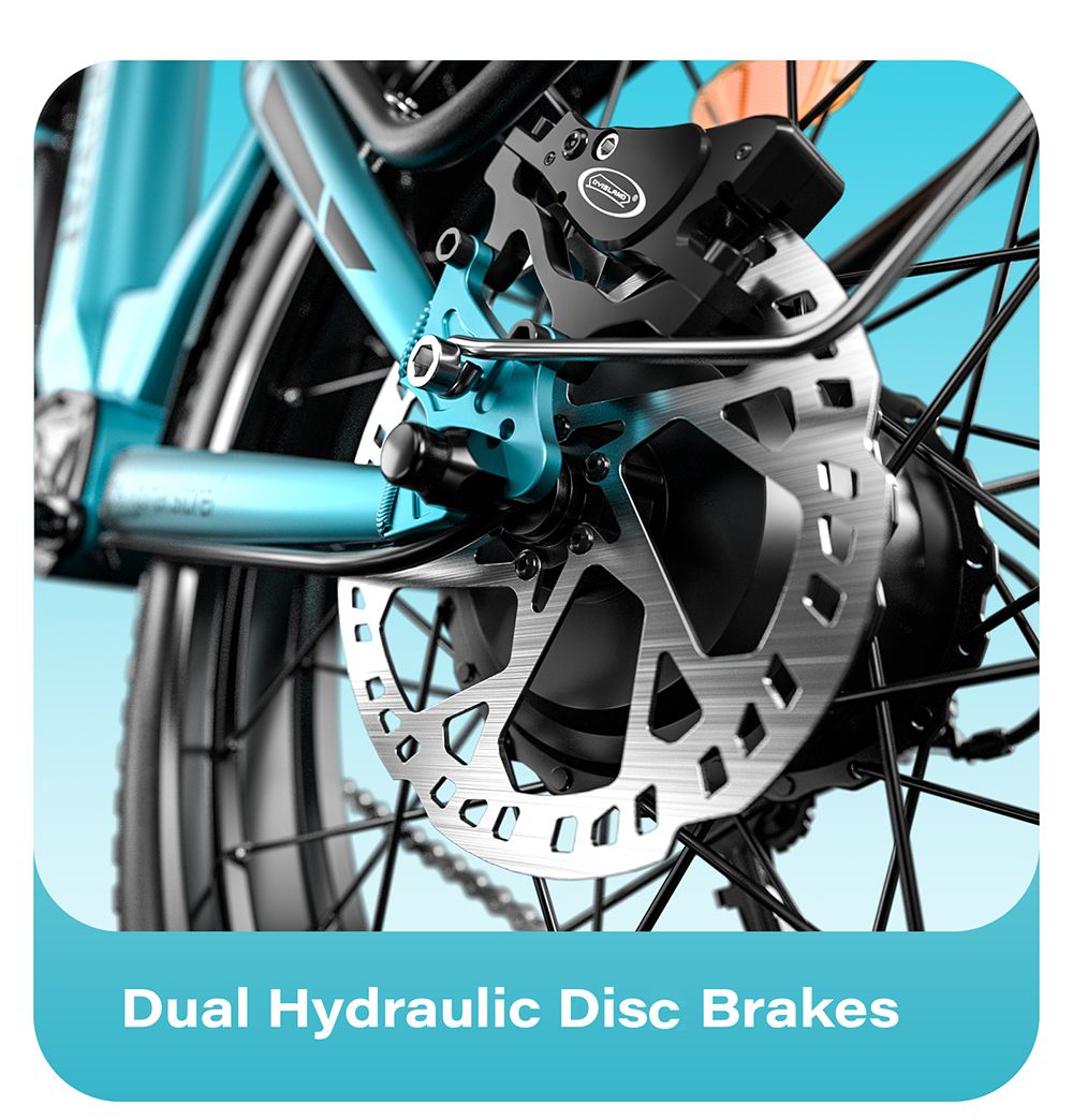 Elektrokolo GUNAI-V, motor 1000 W, baterie 48 V 21 Ah, tlusté pneumatiky 26 x 4,0 palce, maximální rychlost 50 km/h, dojezd 70 km, dvojité hydraulické kotoučové brzdy, Shimano 7 rychlostí, LCD displej