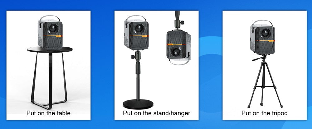 LCD projektor GXMO P10, 300ANSI 1280*720P, 2.4/5G WiFi, Android 10, motorizované poloautomatické ostření, korekce lichoběžníkového zkreslení - zástrčka EU