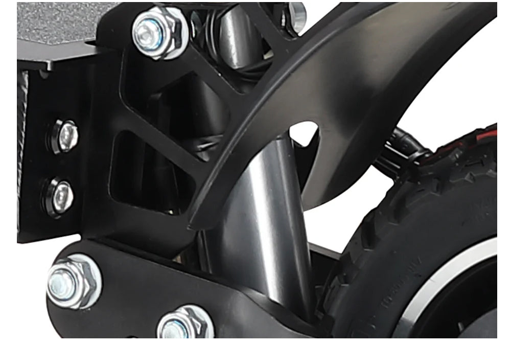 Elektrická koloběžka Halo Knight T104, 10palcové terénní pneumatiky, motor 1000 W * 2, maximální rychlost 65 km/h, dálkové ovládání, baterie 52 V 21 Ah, dojezd 45 km - černá