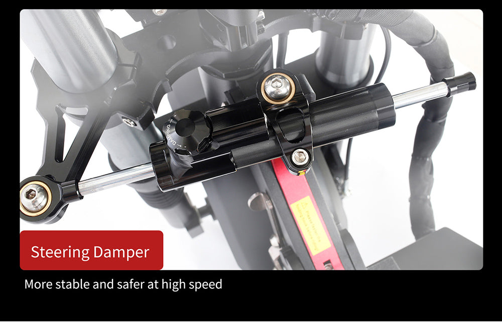 Elektrická koloběžka Halo Knight T107 Pro 11'', terénní pneumatiky, 3000 W * 2, dvojitý motor, maximální rychlost 95 km/h, baterie 60 V, 38,4 Ah, dojezd 80 km