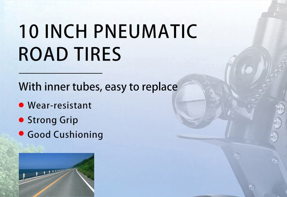 Elektrická koloběžka Halo Knight T108, 10palcové silniční pneumatiky, motor 1000 W * 2, maximální rychlost 65 km/h, baterie 52 V 28,8 Ah, maximální dojezd 60 km