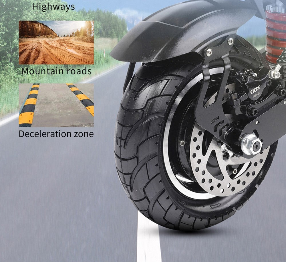 Elektrická koloběžka Halo Knight T108, 10palcové silniční pneumatiky, motor 1000 W * 2, maximální rychlost 65 km/h, baterie 52 V 28,8 Ah, maximální dojezd 60 km