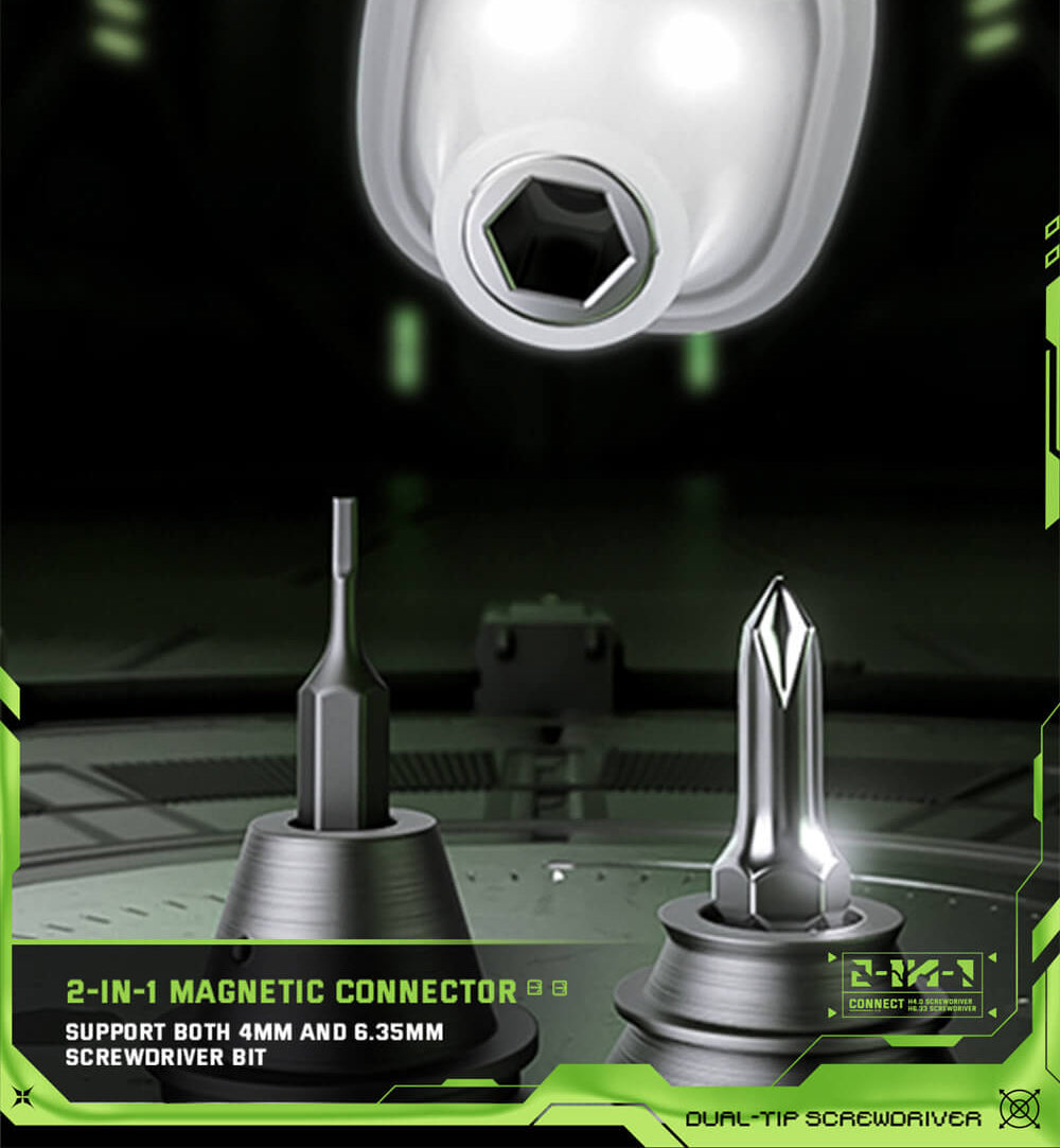 Sada elektrických šroubováků Hanboost ES01 35 v 1, akumulátorový přesný nástroj s magnetickými bity, manuální a elektrický režim, 4 točivé momenty, 4 LED diody, pro opravy počítačů, telefonů, fotoaparátů, notebooků, hodinek a dronů