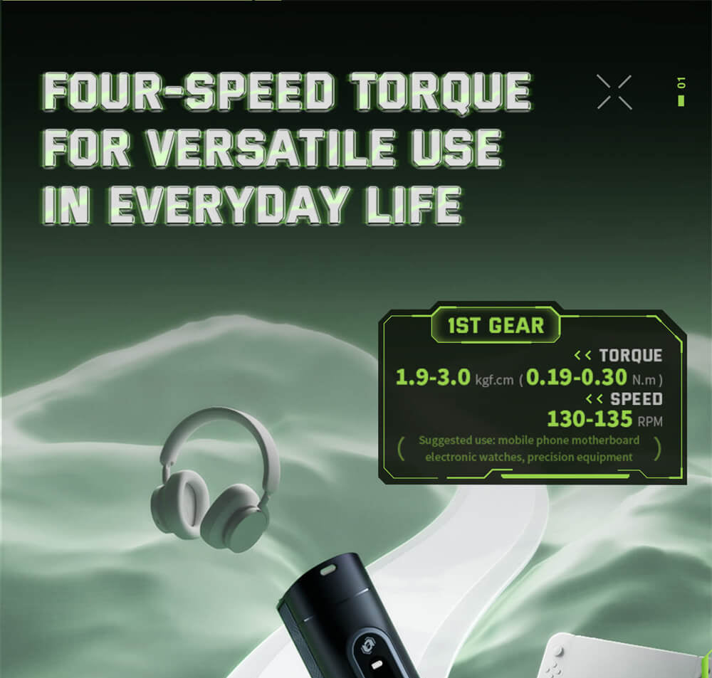 Sada elektrických šroubováků Hanboost ES01 35 v 1, akumulátorový přesný nástroj s magnetickými bity, manuální a elektrický režim, 4 točivé momenty, 4 LED diody, pro opravy počítačů, telefonů, fotoaparátů, notebooků, hodinek a dronů