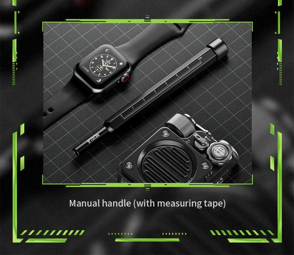 Sada elektrických šroubováků Hanboost ES01 35 v 1, akumulátorový přesný nástroj s magnetickými bity, manuální a elektrický režim, 4 točivé momenty, 4 LED diody, pro opravy počítačů, telefonů, fotoaparátů, notebooků, hodinek a dronů