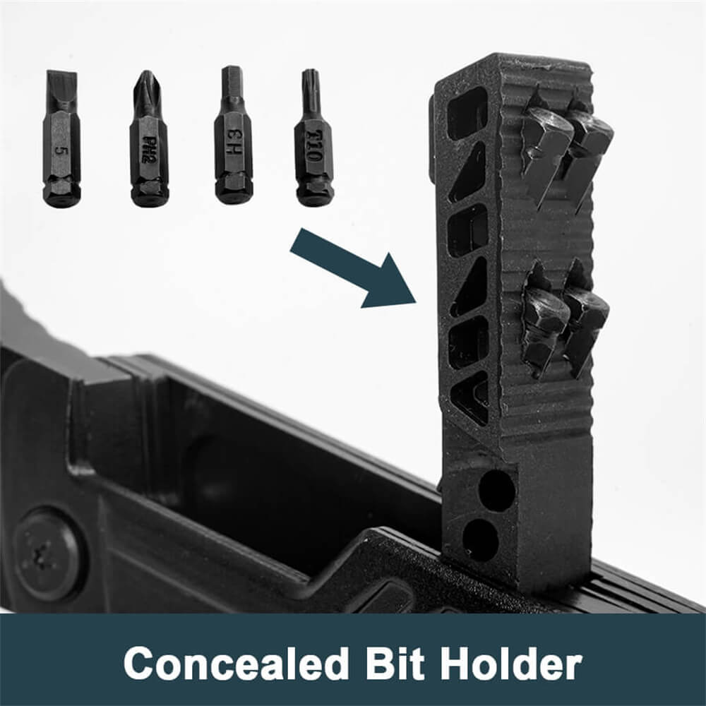 Hanboost M1 12 v 1 multifunkční klíč, kempingové vybavení, víceúčelový kapesní gadget, se šroubovákem, řezací pilou, otvírákem na lahve pro údržbu, kempování, kutily a dárky