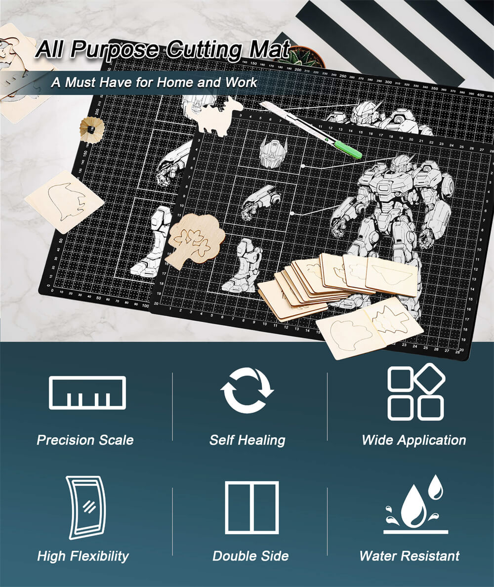 Hanboost MA01 30*22cm (11,8*8,7 palce) Oboustranná podložka na řezání, šití, tvoření, modelování, scrapbooking