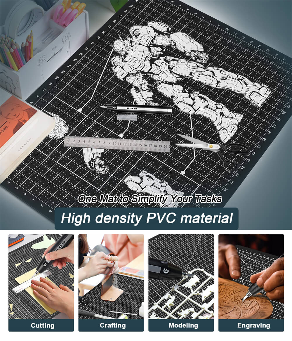 Hanboost MA01 30*22cm (11,8*8,7 palce) Oboustranná podložka na řezání, šití, tvoření, modelování, scrapbooking