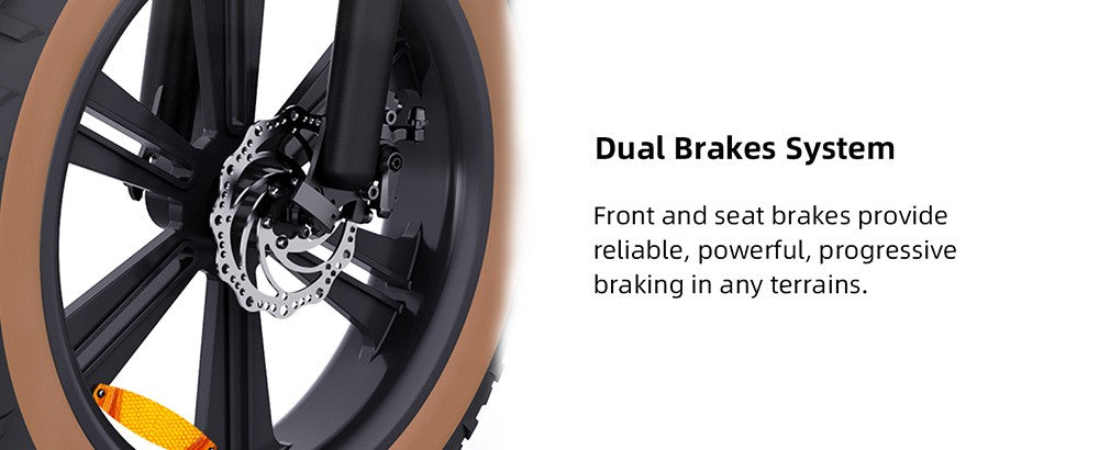 Elektrické kolo HAPPYRUN G60 20 palců, tlusté pneumatiky, 48V 750W, bezkartáčový motor, 48V 18Ah, vyměnitelná baterie, maximální rychlost 25 km/h