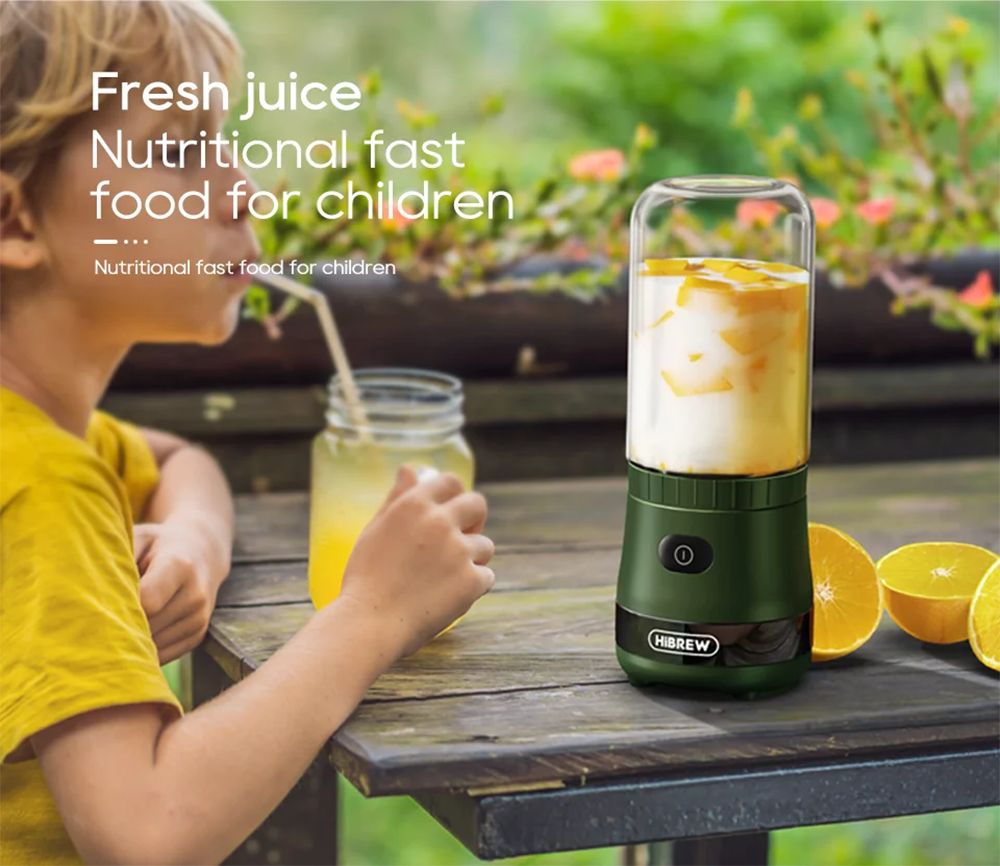 Mlýnek na kávu HiBREW G2 3v1, 2000mAh dvojitý šálek, mixéry na ovoce, odšťavňovače, mixér, drtič ledu, na kempování nebo cesty