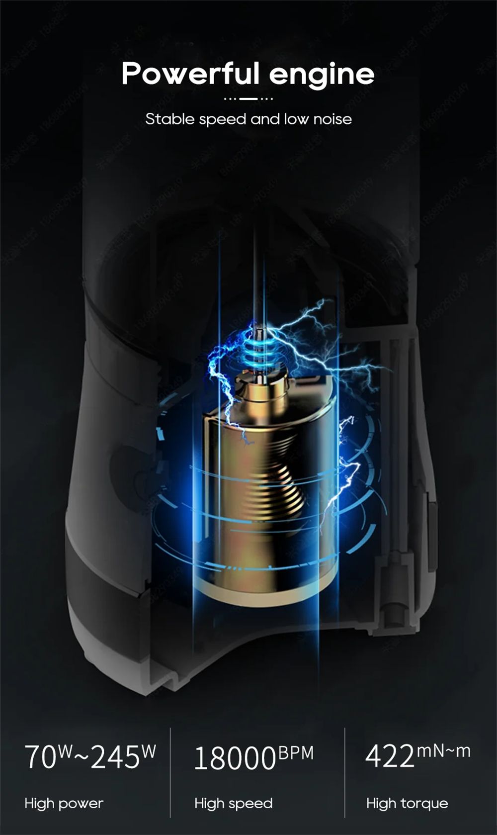 Mlýnek na kávu HiBREW G2 3v1, 2000mAh dvojitý šálek, mixéry na ovoce, odšťavňovače, mixér, drtič ledu, na kempování nebo cesty