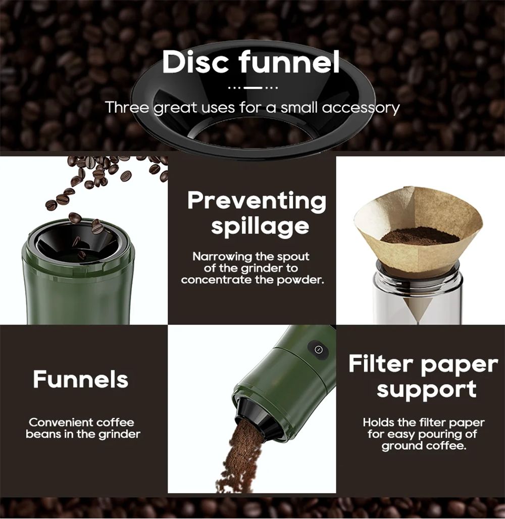 Mlýnek na kávu HiBREW G2 3v1, 2000mAh dvojitý šálek, mixéry na ovoce, odšťavňovače, mixér, drtič ledu, na kempování nebo cesty