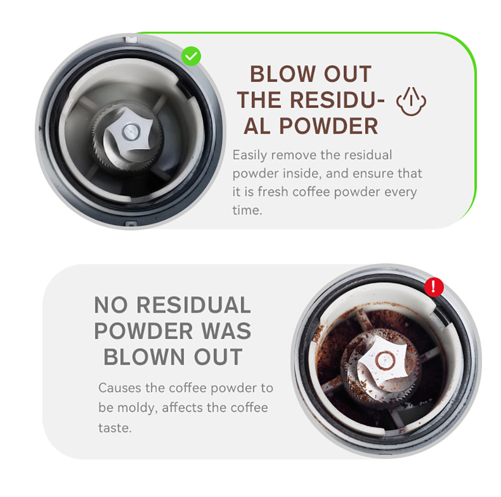 Mlýnek na kávu HiBREW G3A, kónický mlecí strojek 40 mm, ventilátor, 31stupňová stupnice, paměť a antistatická funkce, manuální a automatický, vizuální ukládání kávových zrn, béžová