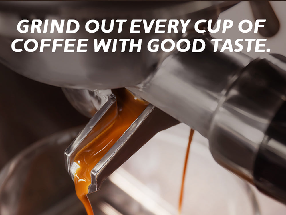 Mlýnek na kávu HiBREW G3A, kónický mlecí strojek 40 mm, ventilátor, 31stupňová stupnice, paměť a antistatická funkce, manuální a automatický, vizuální ukládání kávových zrn, béžová