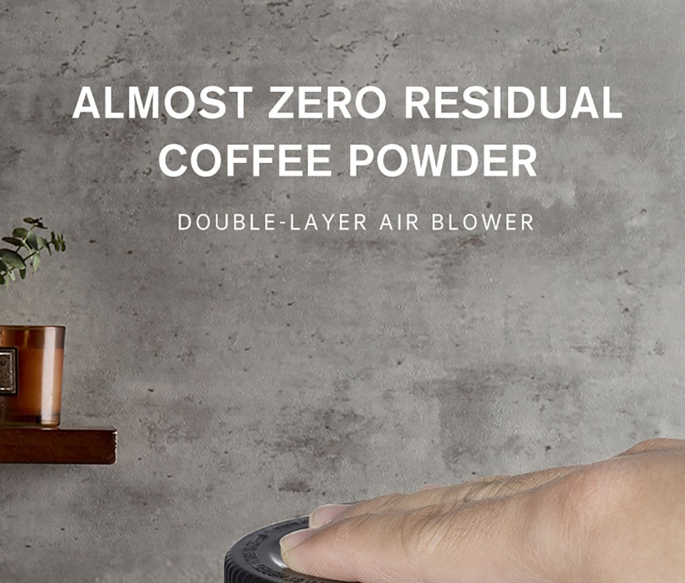 Mlýnek na kávu HiBREW G3A, kónický mlecí strojek 40 mm, ventilátor, 31stupňová stupnice, paměť a antistatická funkce, manuální a automatický, vizuální ukládání kávových zrn, béžová