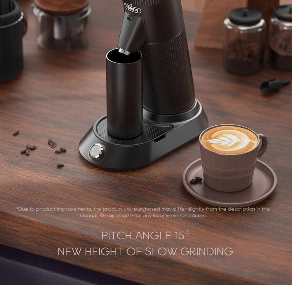 Elektrický mlýnek na kávu HiBREW G5, kónický mlecí strojek 48 mm, 36 převodů, nastavitelný mletí, pro espresso/tureckou/pour over/mocca/drip kávu
