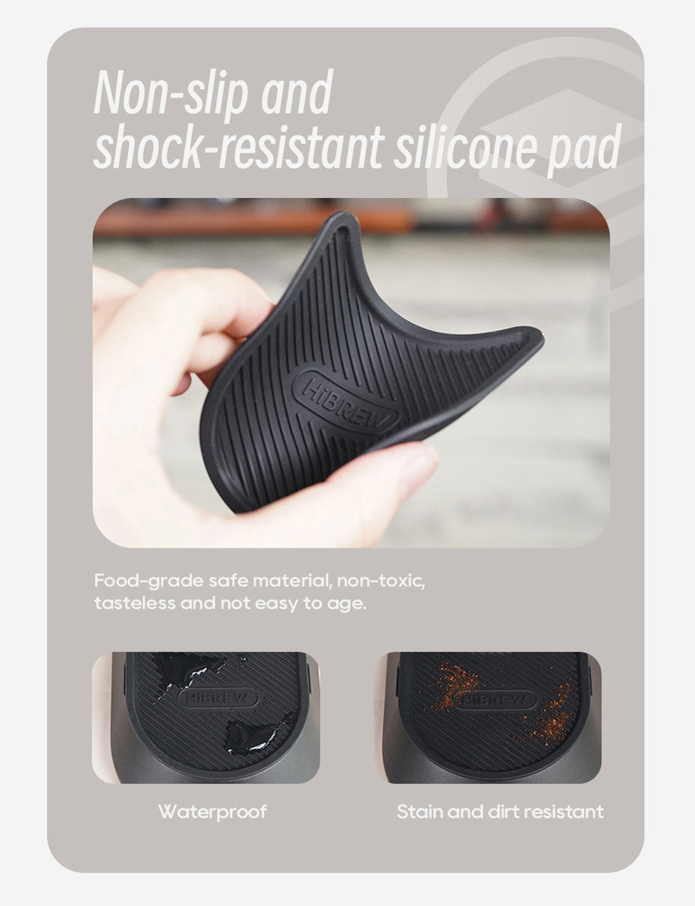 Elektrický mlýnek na kávu HiBREW G5, kónický mlecí strojek 48 mm, 36 převodů, nastavitelný mletí, pro espresso/tureckou/pour over/mocca/drip kávu