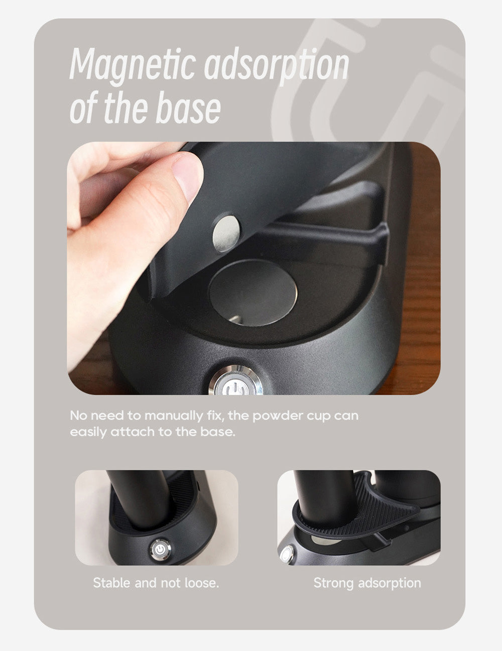 Elektrický mlýnek na kávu HiBREW G5, kónický mlecí strojek 48 mm, 36 převodů, nastavitelný mletí, pro espresso/tureckou/pour over/mocca/drip kávu