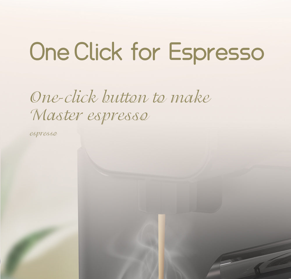 Kávovar na kapsle HiBREW H15 Nes, vysokotlaká extrakce 20 barů, odnímatelná nádržka na mléko, nastavitelná teplota a objem