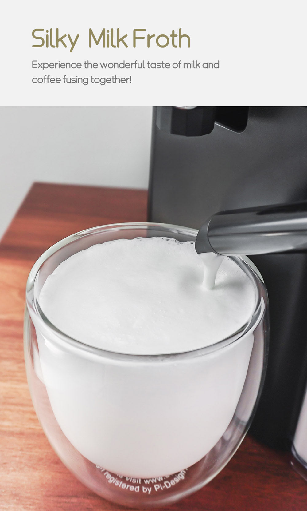 Kávovar na kapsle HiBREW H15 Nes, vysokotlaká extrakce 20 barů, odnímatelná nádržka na mléko, nastavitelná teplota a objem