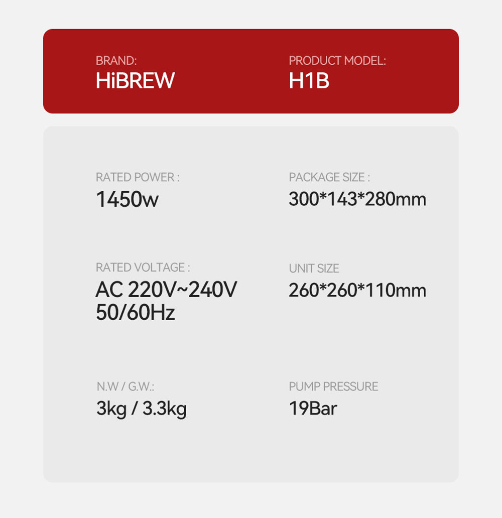 Kávovar HiBREW H1B 5 v 1 na kapsle, nádržka na vodu 600 ml, tlak extrakce 19 barů, režim studené/horké kávy, LED indikátor, pro Kcup*/Nes*/DG*/espresso prášek, béžová