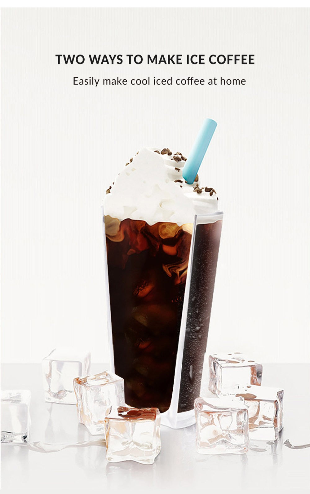 Kávovar HiBREW H3A 5 v 1, tlak 19 barů, režim studené/horké kávy, nádržka na vodu 1000 ml, ochrana proti vyschnutí - stříbrná