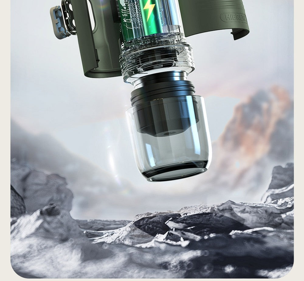 Bezdrátový přenosný espresso kávovar HiBREW H4B 3 v 1, tlak 15 barů, dobíjecí baterie 2200 mAh, s adaptérem a úložným pouzdrem.