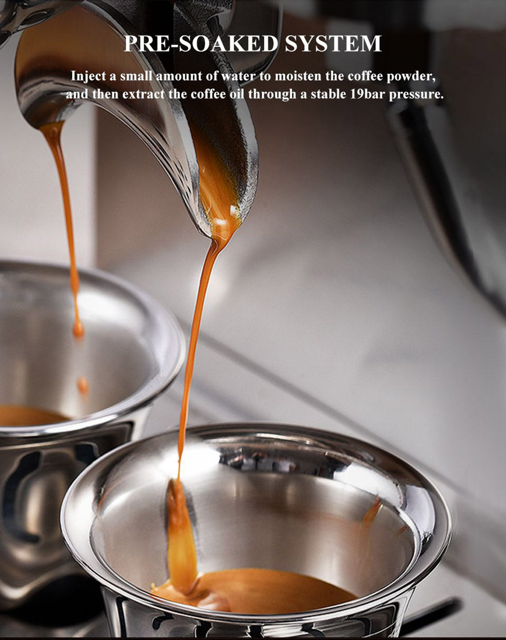 Kávovar HiBREW H7 1550W, 19barový, 2,8l objem vody, kávovar s elektronickou váhou na latte a tamperem