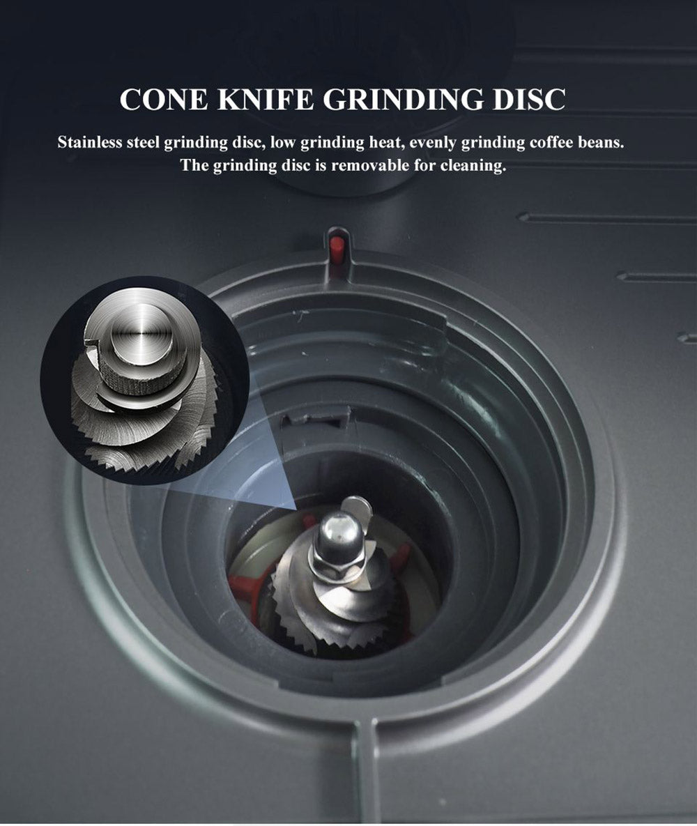 Kávovar HiBREW H7 1550W, 19barový, 2,8l objem vody, kávovar s elektronickou váhou na latte a tamperem