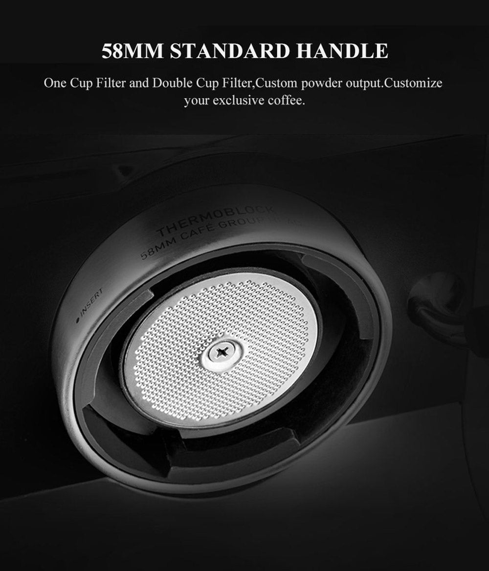 Kávovar HiBREW H7 1550W, 19barový, 2,8l objem vody, kávovar s elektronickou váhou na latte a tamperem