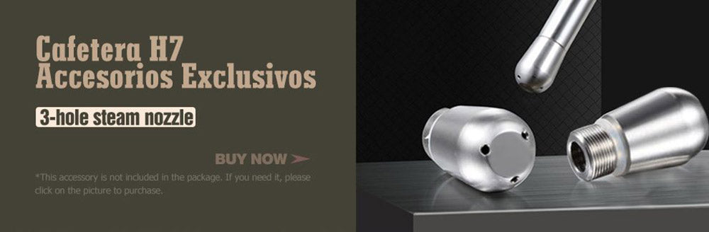 Kávovar HiBREW H7 1550W, 19barový, 2,8l objem vody, kávovar s elektronickou váhou na latte a tamperem