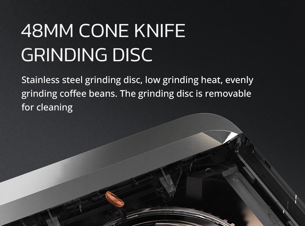 Kávovar HiBREW H7A, espresso kávovar, tlak 20 barů, systém duálního bojleru, mlýnek s 30 úrovněmi, kapacita kávových zrn 250 g, dotykový LCD displej