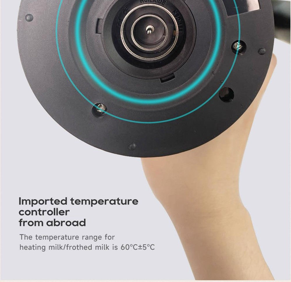 HiBREW M3A 4 v 1 napěňovač mléka, plně automatický ohřívač mléka, napěňování studeného/horkého mléka, objem napěňování 130 ml, objem ohřevu mléka 300 ml