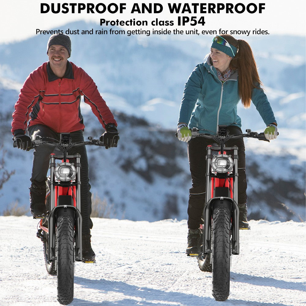 Elektrické kolo Hidoes B6, motor 1200 W, baterie 48 V 15 Ah, 20 kusů