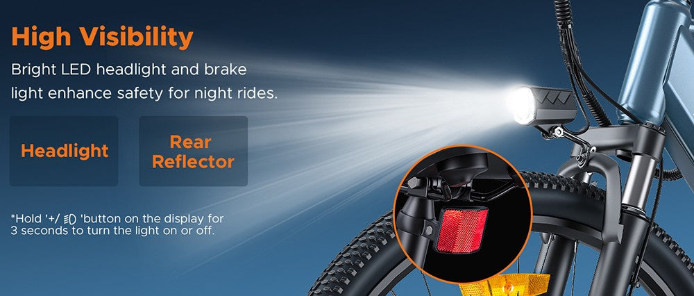 Elektrické kolo HillMiles MileTrail 1, motor 250 W, baterie 36 V 13 Ah, pneumatiky 26 x 1,95 palce, maximální rychlost 25 km/h, maximální dojezd 120 km, hydraulické kotoučové brzdy, odpružená přední vidlice, 7stupňová řadicí páka - šedá