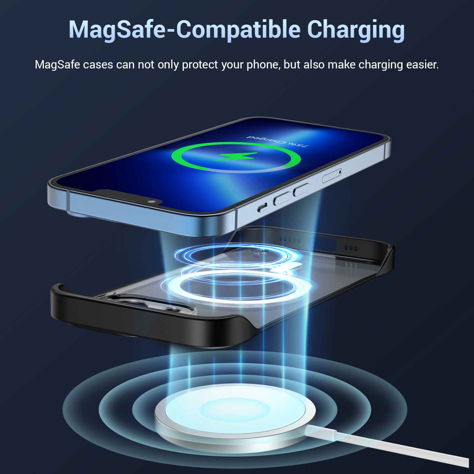 Magnetický kryt na mobilní telefon HINOVO MPC1-ip13 pro iPhone 13