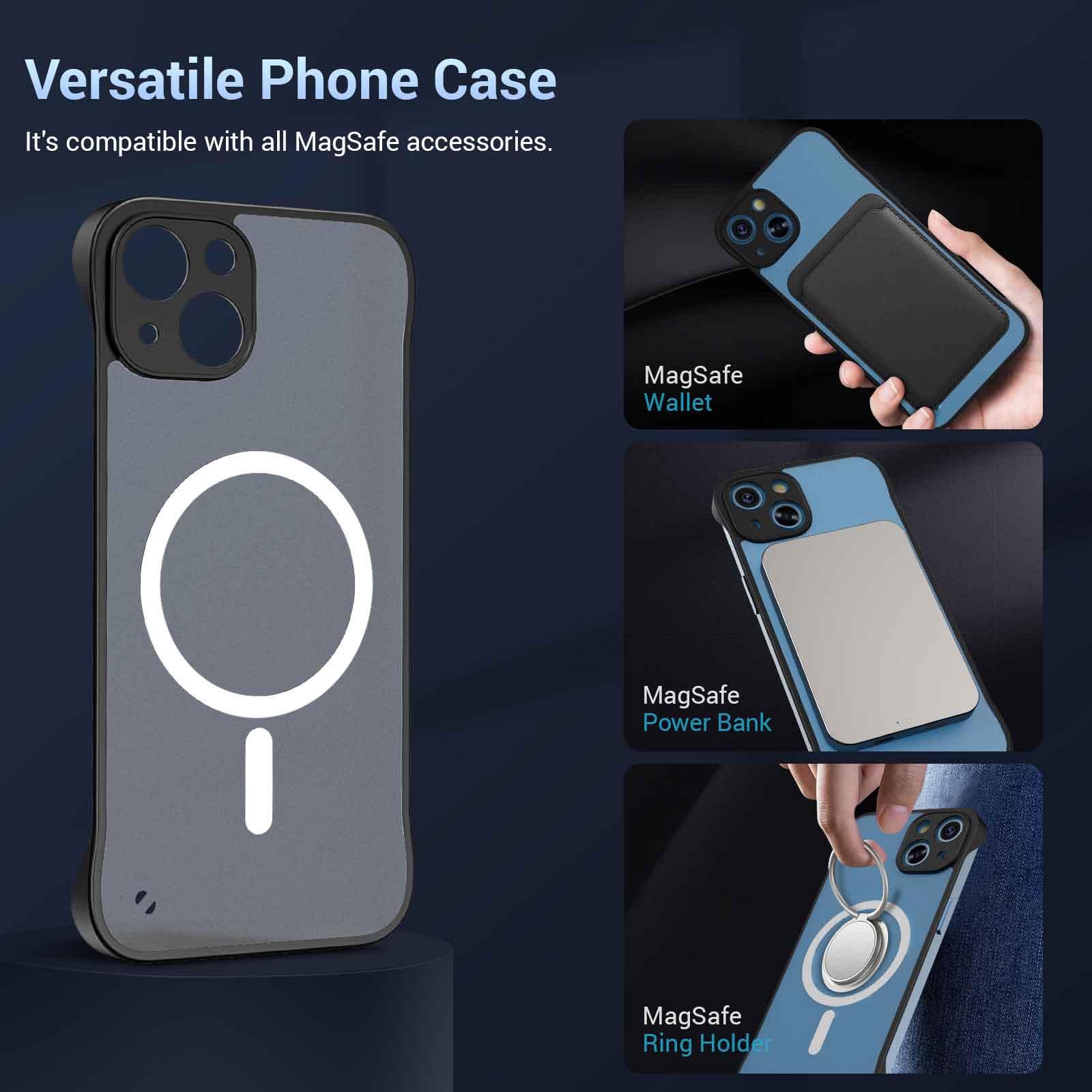 Magnetický kryt na mobilní telefon HINOVO MPC1-ip13 pro iPhone 13