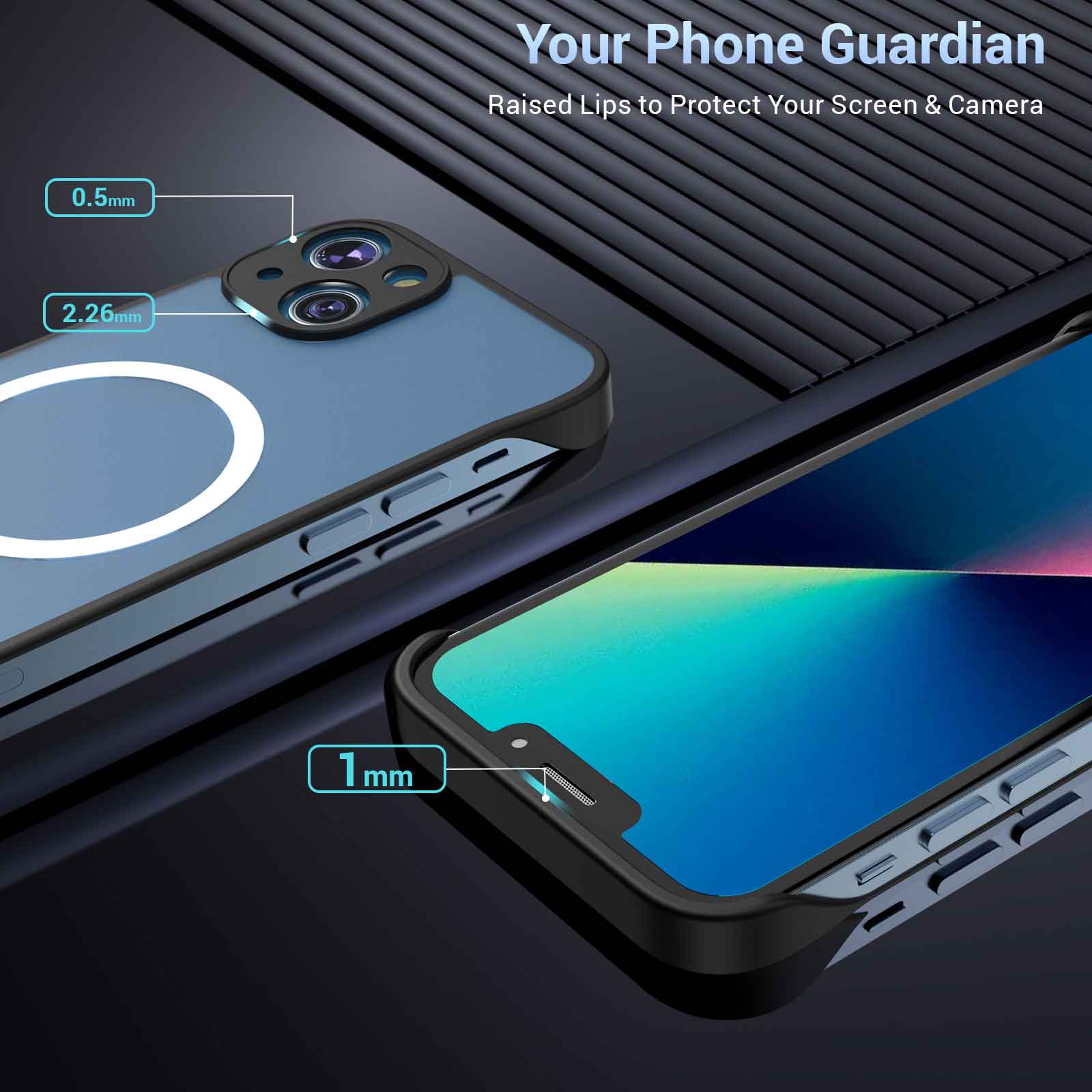 Magnetický kryt na mobilní telefon HINOVO MPC1-ip13 pro iPhone 13