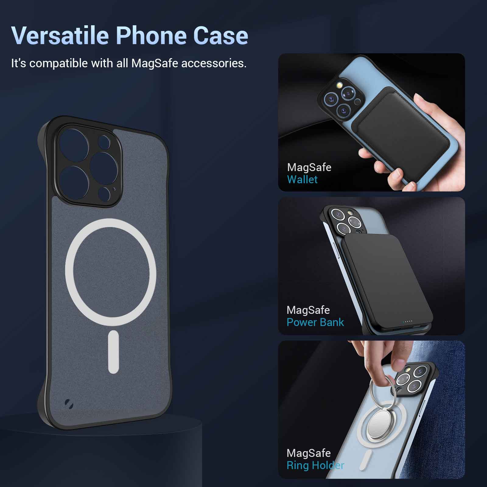 Magnetický kryt na mobilní telefon HINOVO MPC1-IP13P pro iPhone 13 Pro