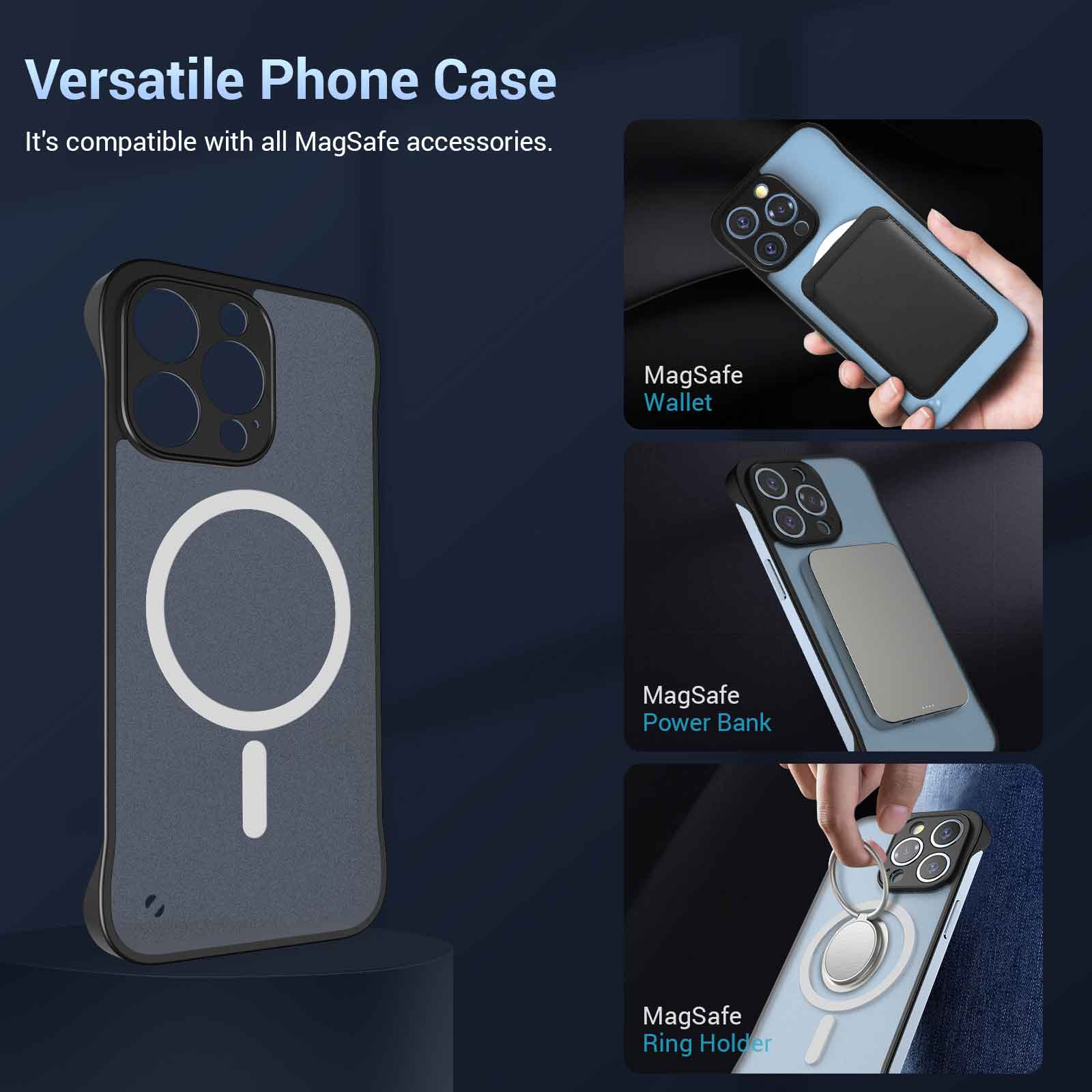 Magnetický kryt na mobilní telefon HINOVO MPC1-ip13pm pro iPhone 13 Pro Max