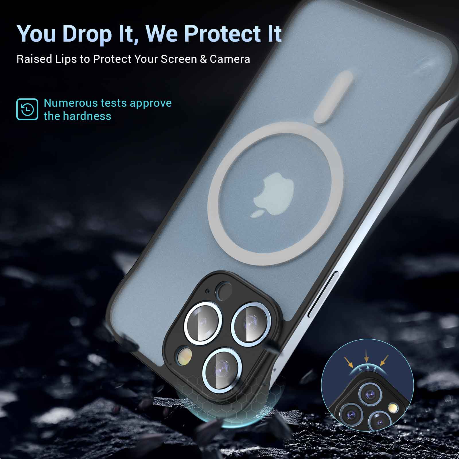 Magnetický kryt na mobilní telefon HINOVO MPC1-ip13pm pro iPhone 13 Pro Max