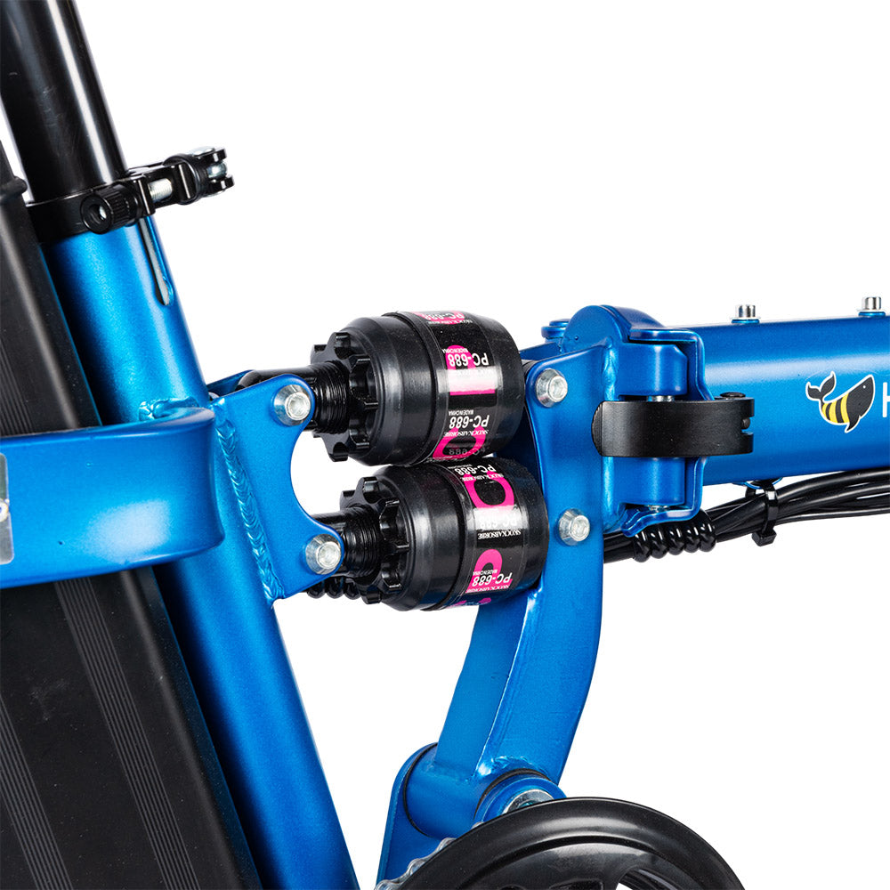 Elektrokolo HONEYWHALE S6 Pro 14 palců, bezkartáčový motor 350 W, 25 km/h, baterie 48 V 15 Ah, dojezd 45–55 km, šest tlumičů, kotoučové brzdy – šedé